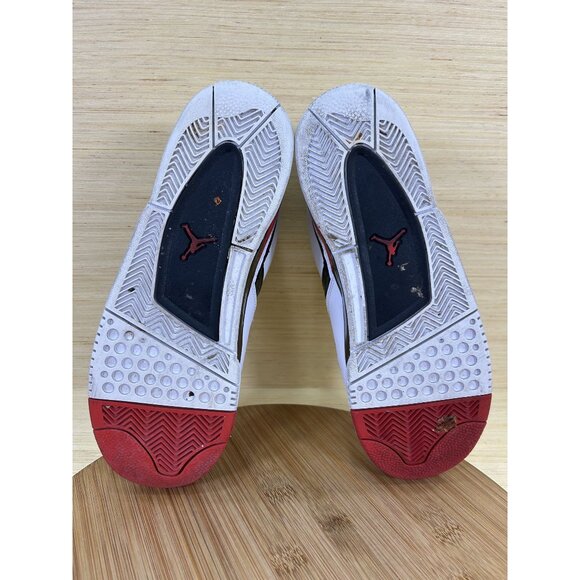 Jordan Flight 23 White Black Red Leather Athletic Shoes Womens Size 8.5 (7y) - Picture 8 of 8